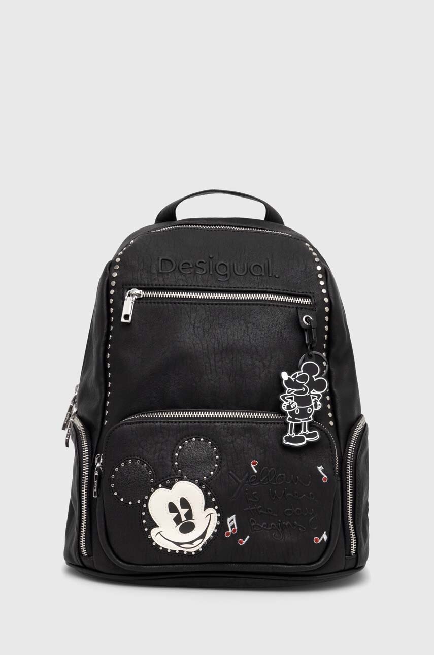 Desigual rucsac x Disney culoarea negru, mare, cu imprimeu