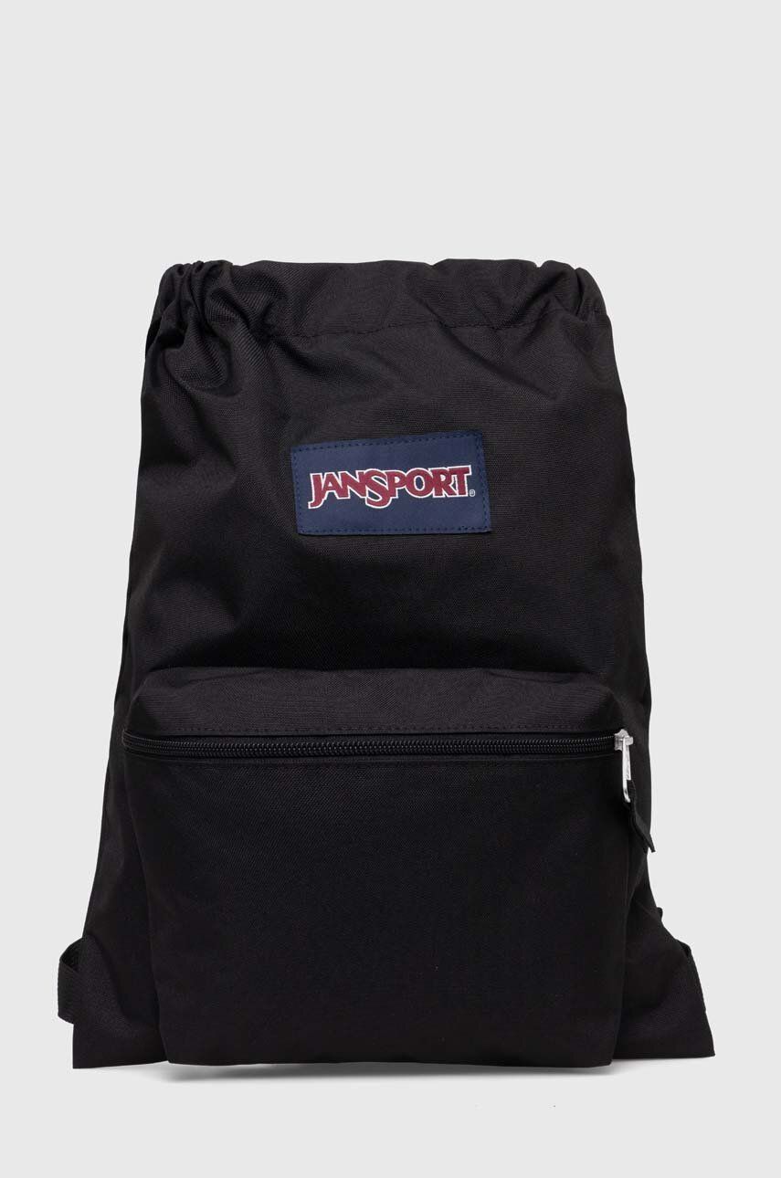 Jansport sac culoarea negru, cu imprimeu