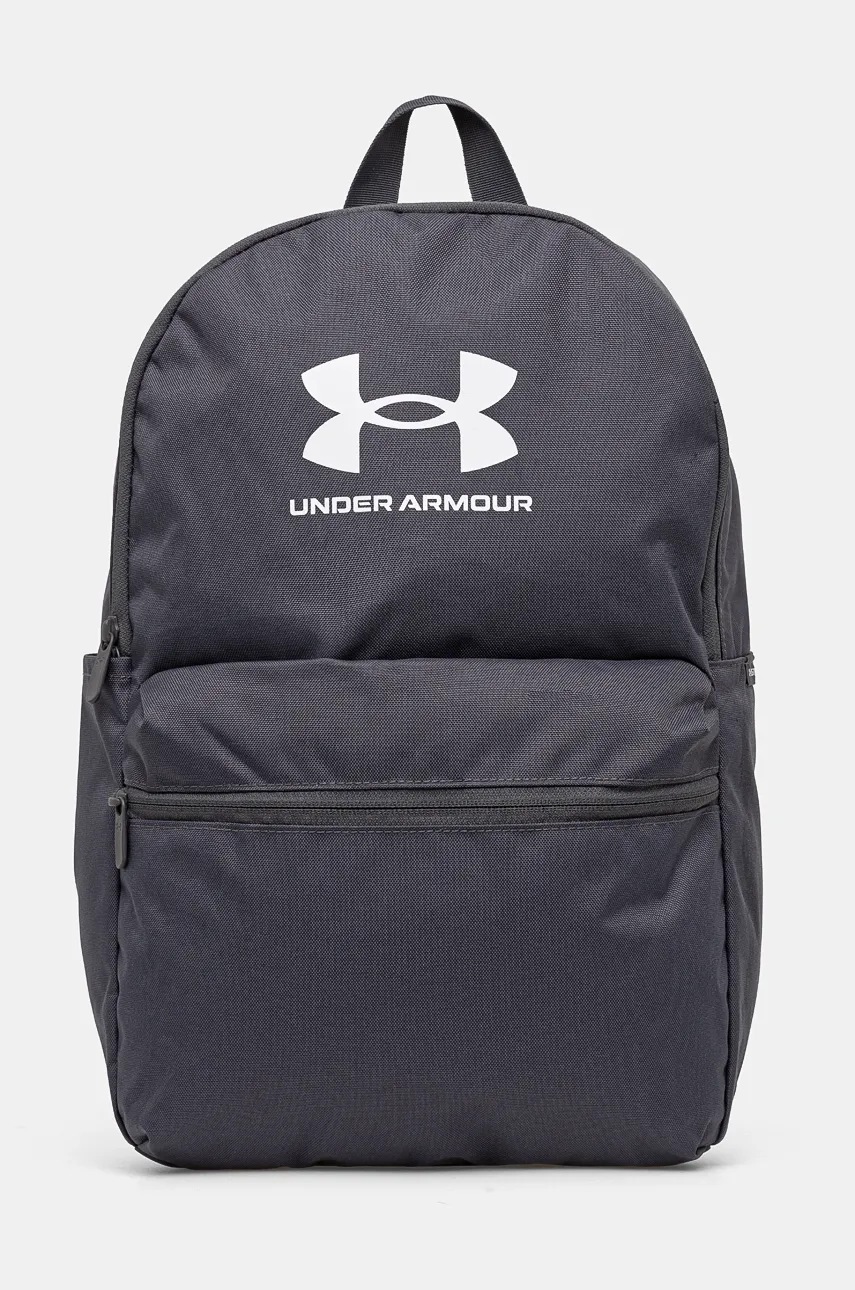 

Раница Under Armour в сиво голям размер с принт, Сив