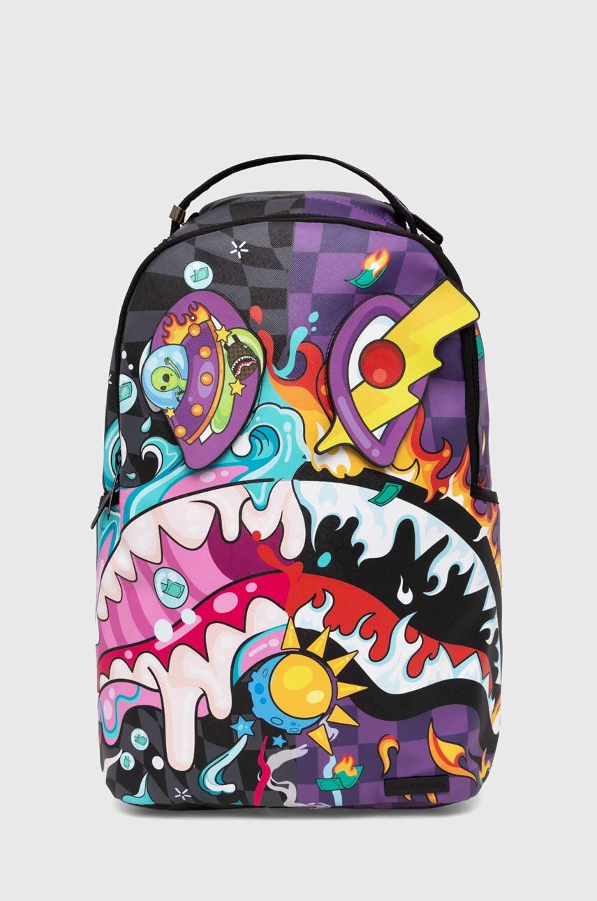 Sprayground rucsac culoarea violet, mare, modelator