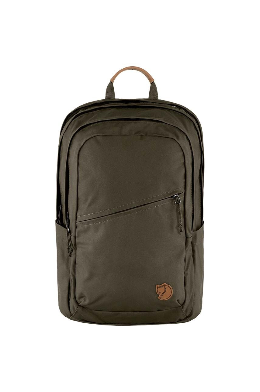 Fjallraven rucsac Räven 28 culoarea verde, mare, neted, F23345.633