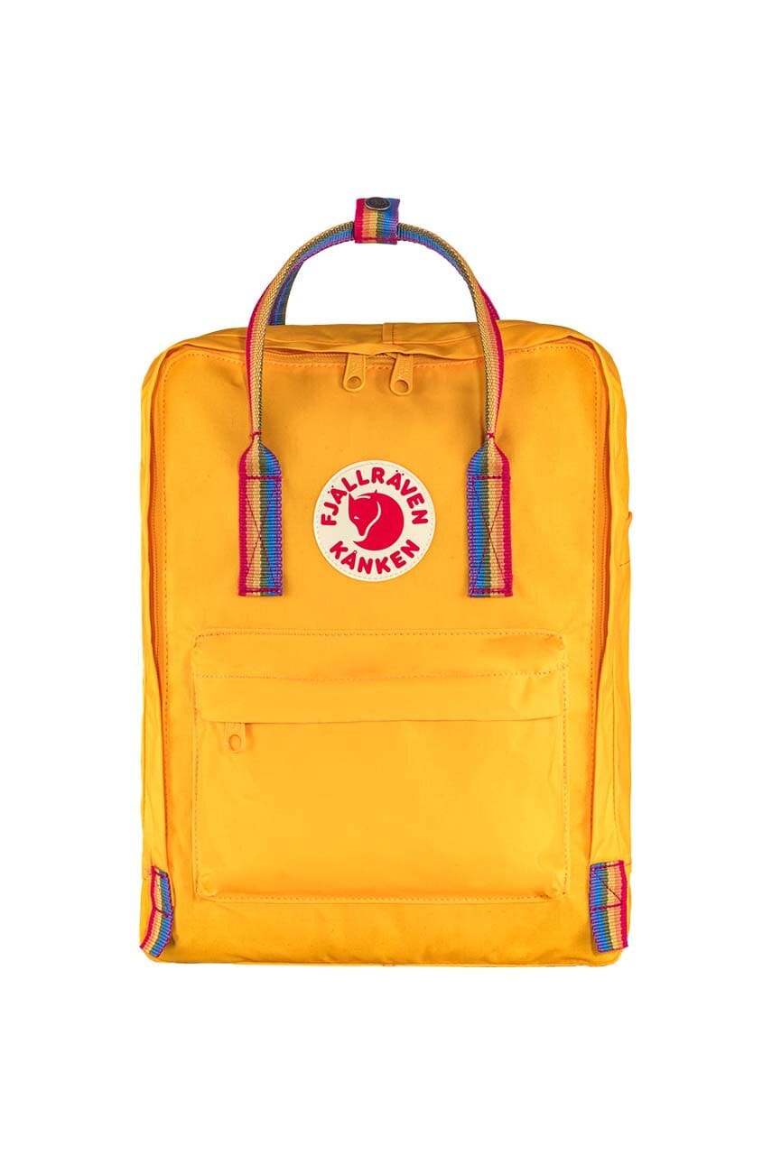 Fjallraven rucsac Kanken Rainbow culoarea galben, mare, F23620.141.907