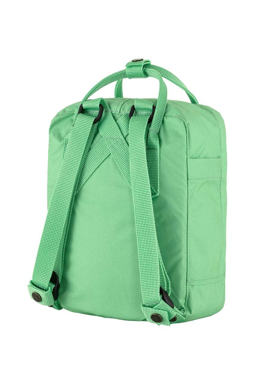 Fjallraven hátizsák Kanken Mini zöld, kis, sima, F23561.663 termék 2. képe