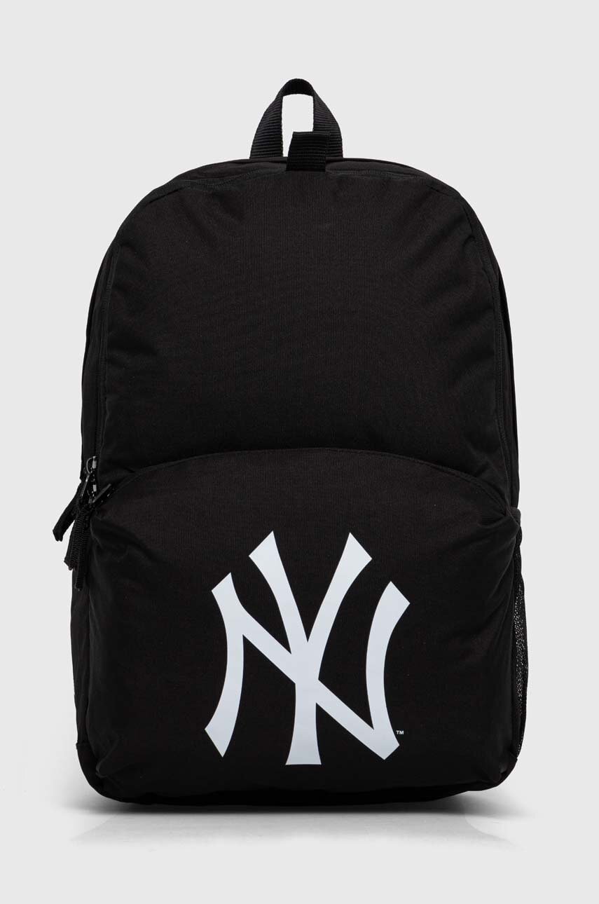 New Era rucsac MLB NEW YORK YANKEES culoarea negru, mare, cu imprimeu, 60503791