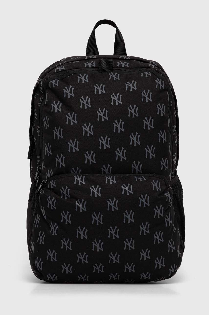 New Era rucsac MONOGRAM NEW YORK YANKEES culoarea negru, mare, modelator, 60503796
