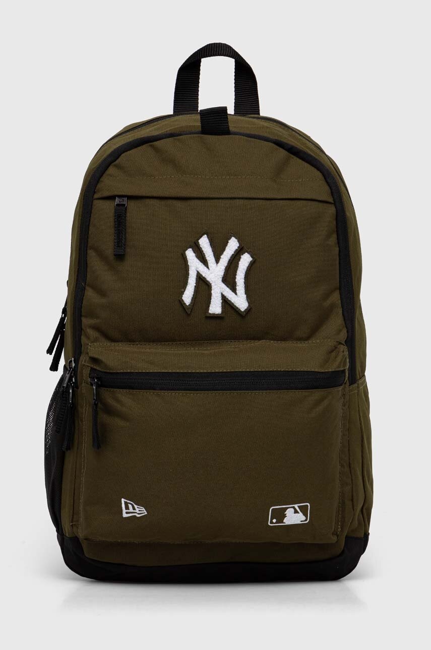 New Era rucsac MLB NEW YORK YANKEES culoarea verde, mare, cu imprimeu, 60503780