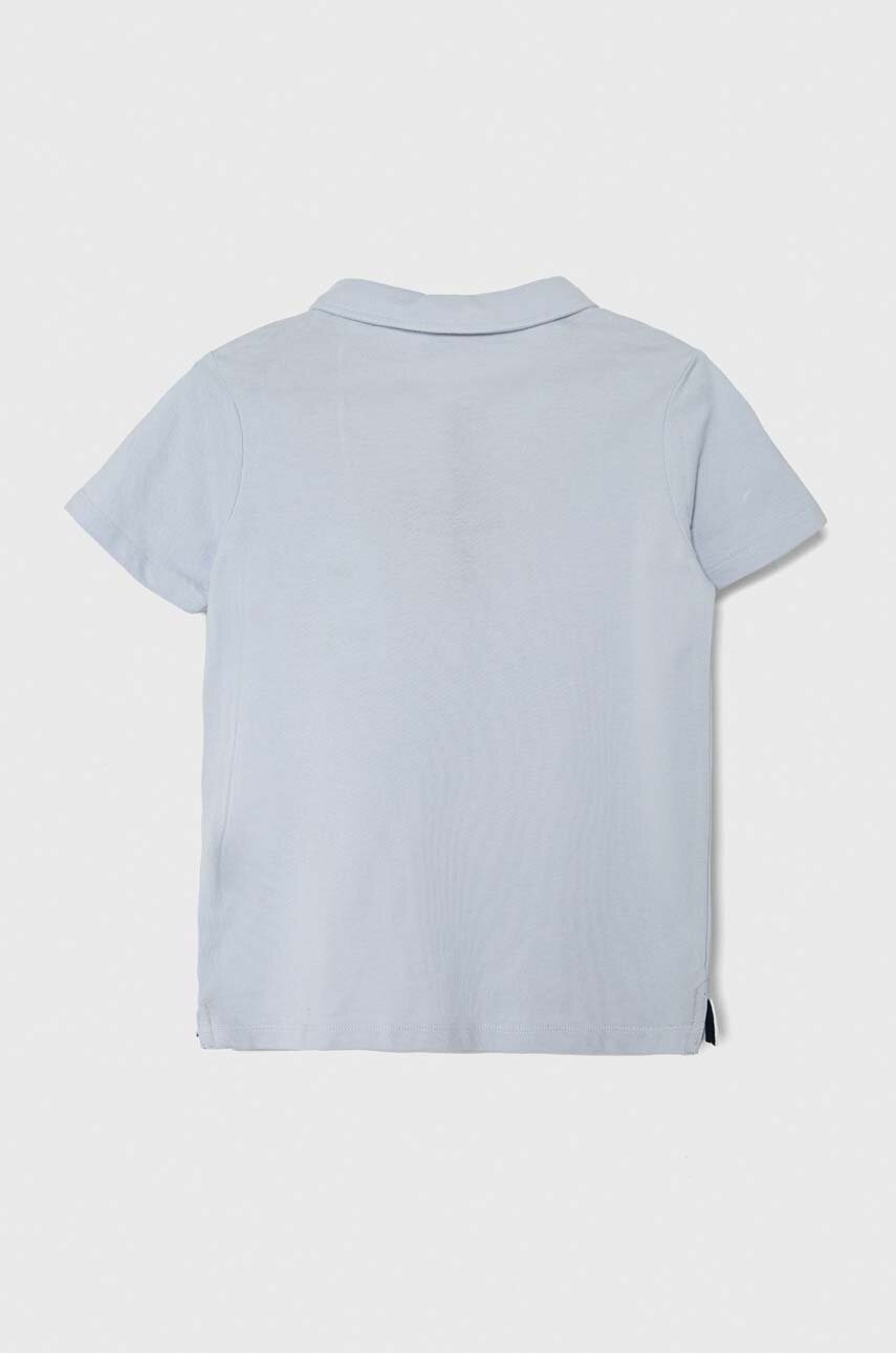 Дитяче бавовняне поло Guess однотонний