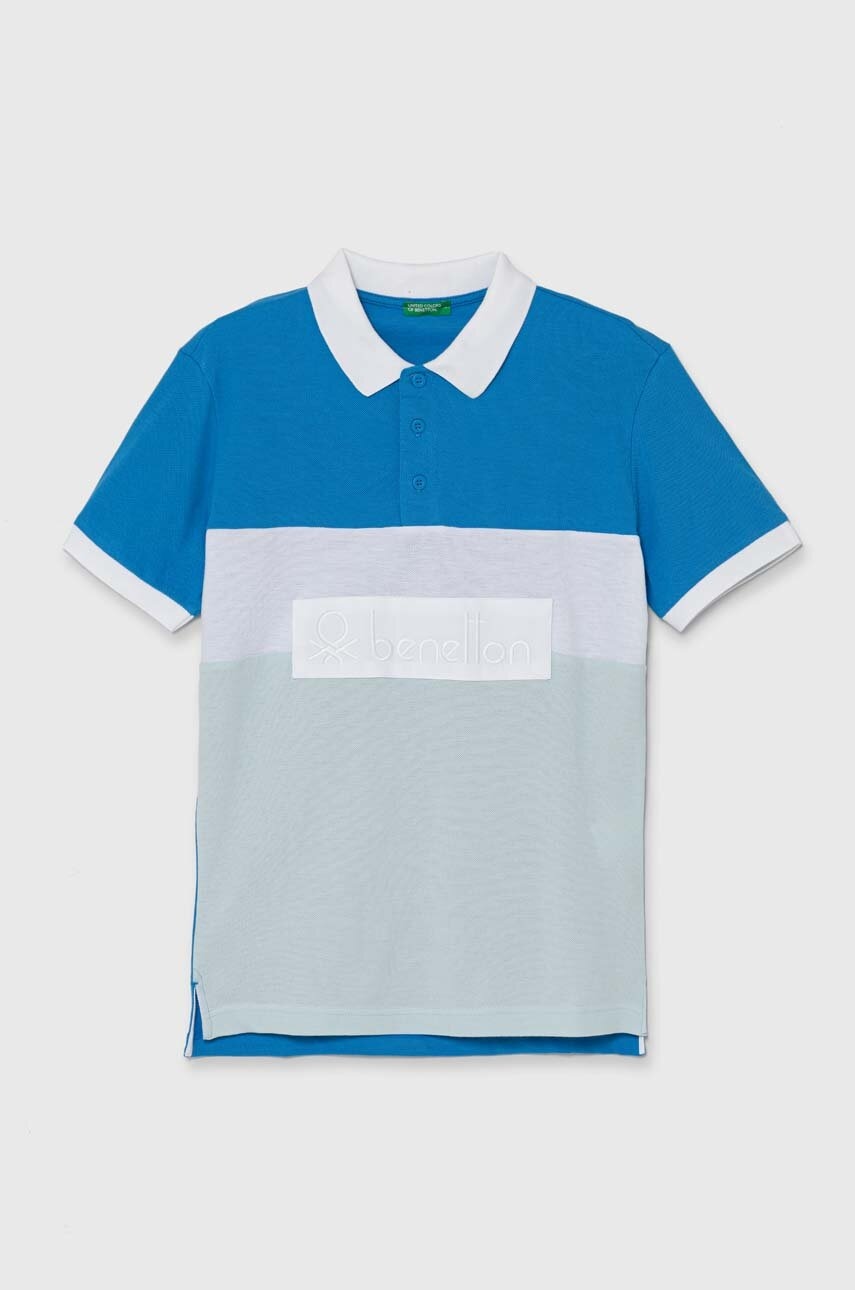 United Colors of Benetton tricouri polo din bumbac pentru copii modelator