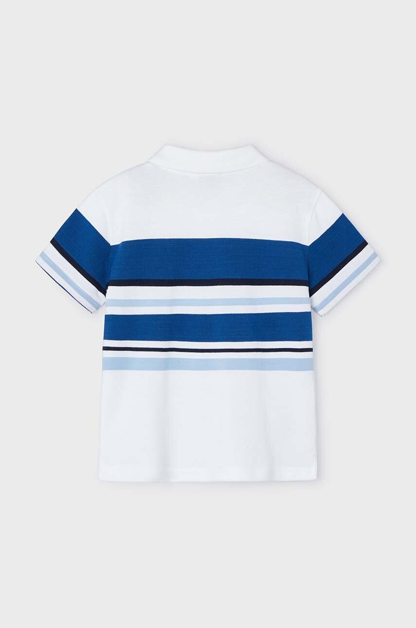 Детское хлопковое поло Mayoral узорный