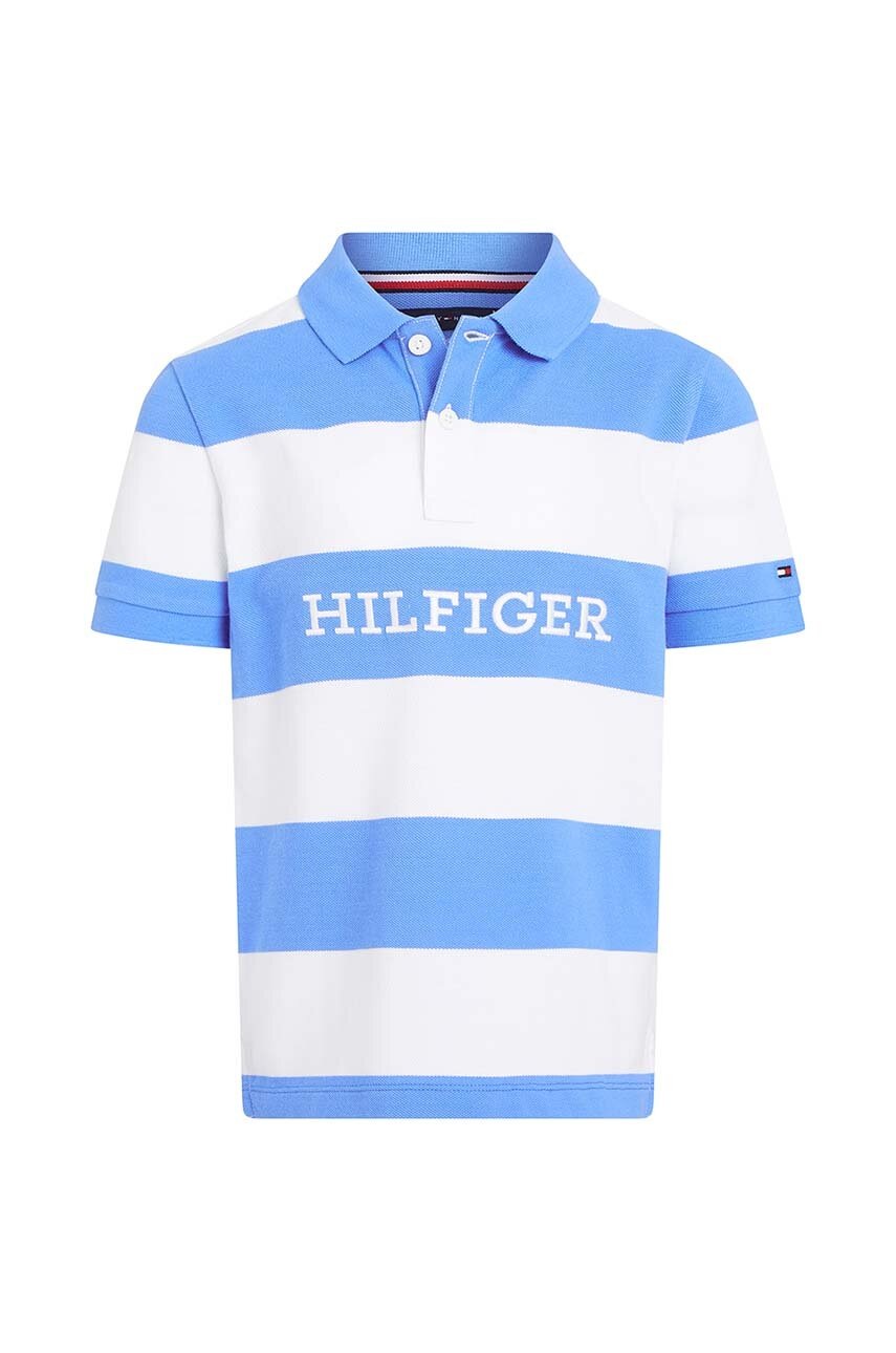 Дитяче бавовняне поло Tommy Hilfiger візерунок Дитяче бавовняне поло Tommy Hilfiger візерунок