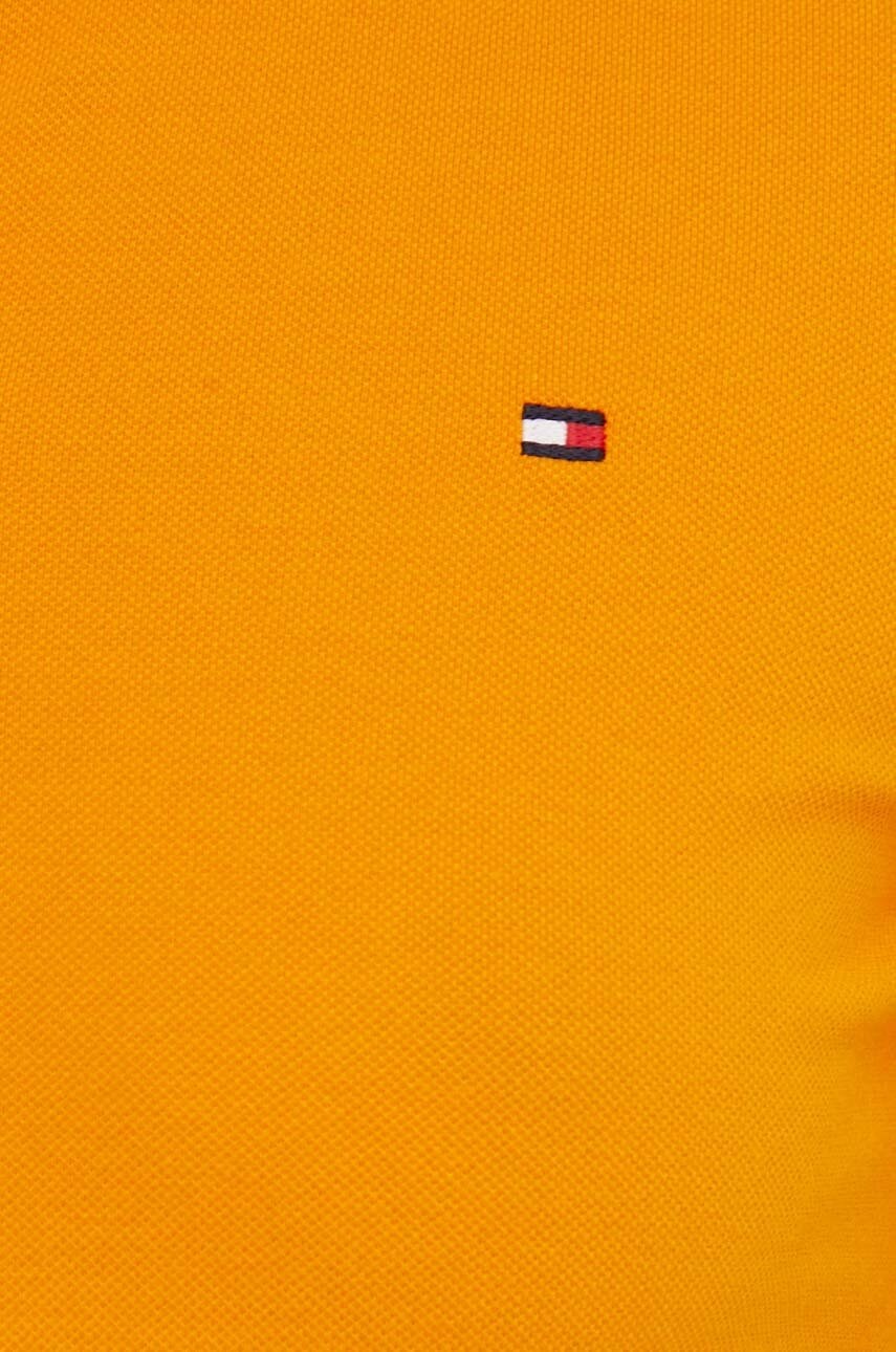 Πόλο Tommy Hilfiger χρώμα: πορτοκαλί φωτογραφία