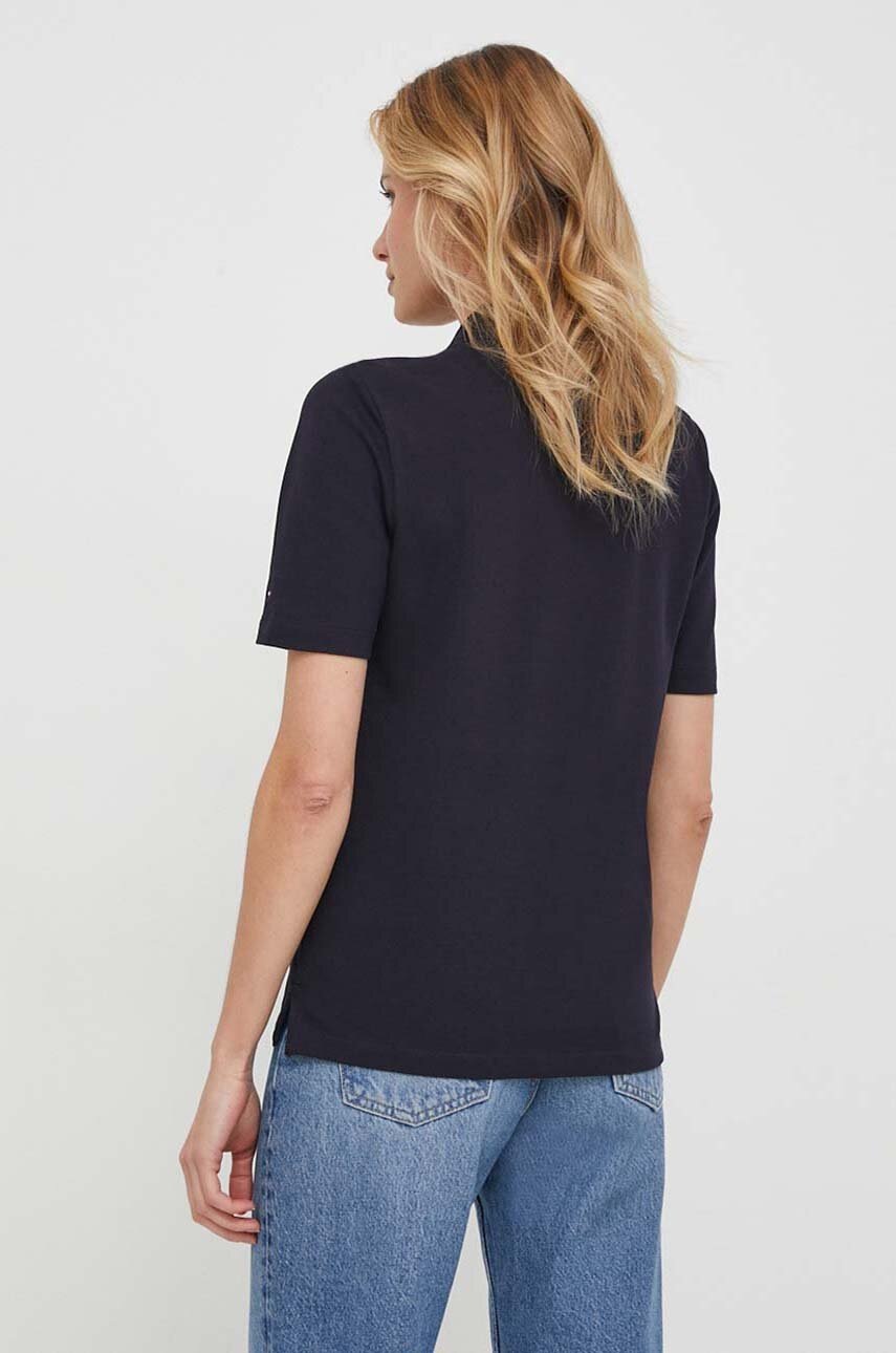 Πόλο Tommy Hilfiger χρώμα: ναυτικό μπλε φωτογραφία