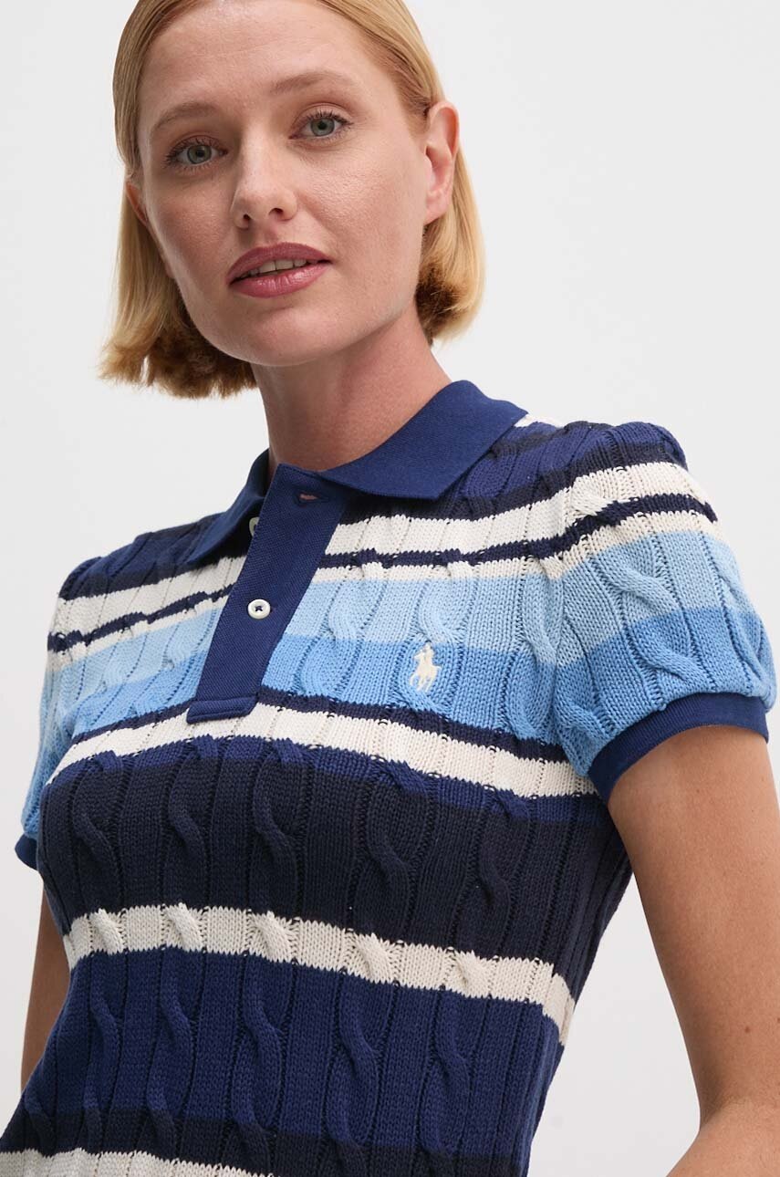 

Памучен пуловер Polo Ralph Lauren в синьо 211943043, Син