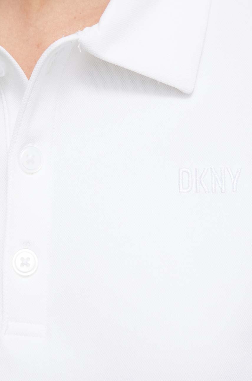 Πόλο DKNY χρώμα: μπεζ φωτογραφία
