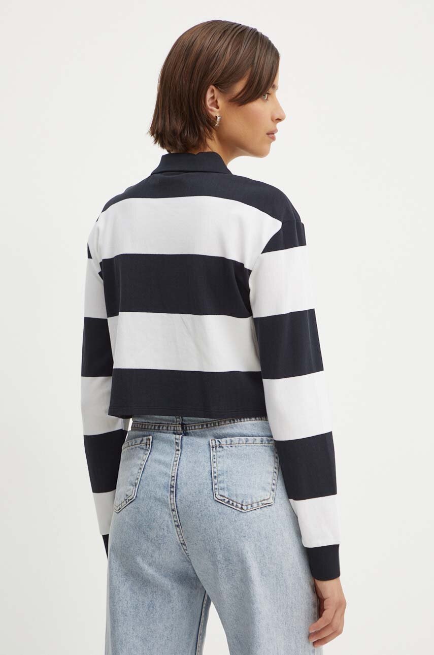 Longsleeve Dkny HEART OF NY χρώμα: μαύρο, D2B4A107 φωτογραφία