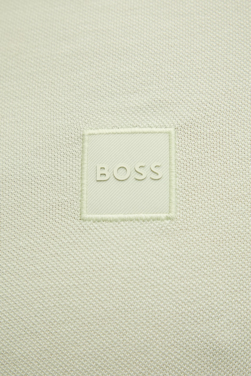 BOSS Orange polo tričko pánske bavlnené s elastanom Passenger