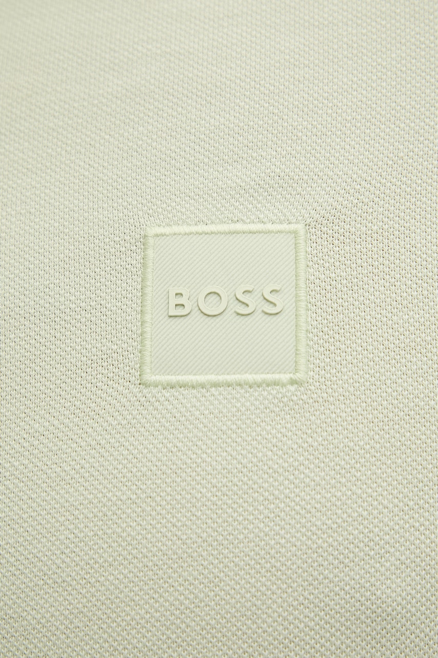 BOSS Orange polo tričko pánske bavlnené s elastanom Passenger