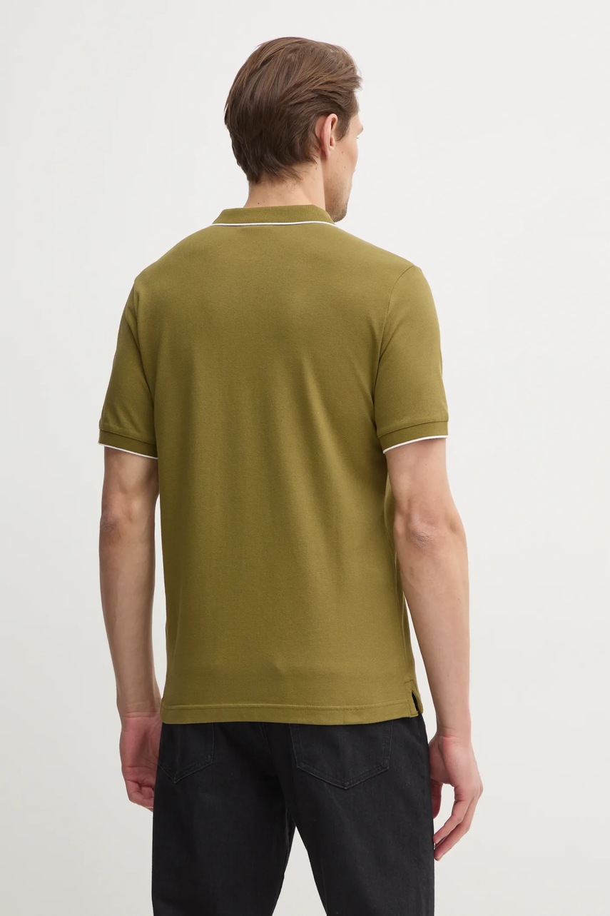 Πόλο Calvin Klein χρώμα: μαύρο, K10K112751 φωτογραφία