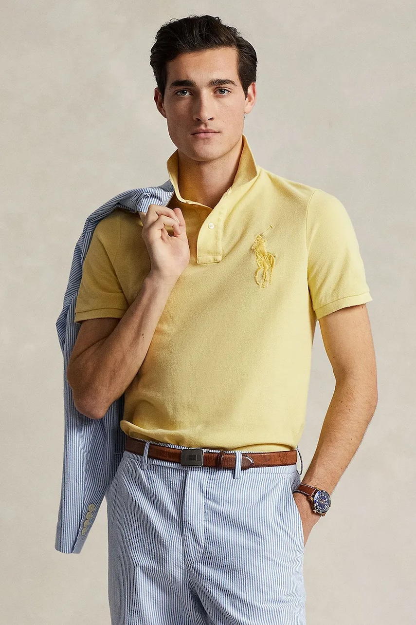 Βαμβακερό μπλουζάκι πόλο Polo Ralph Lauren