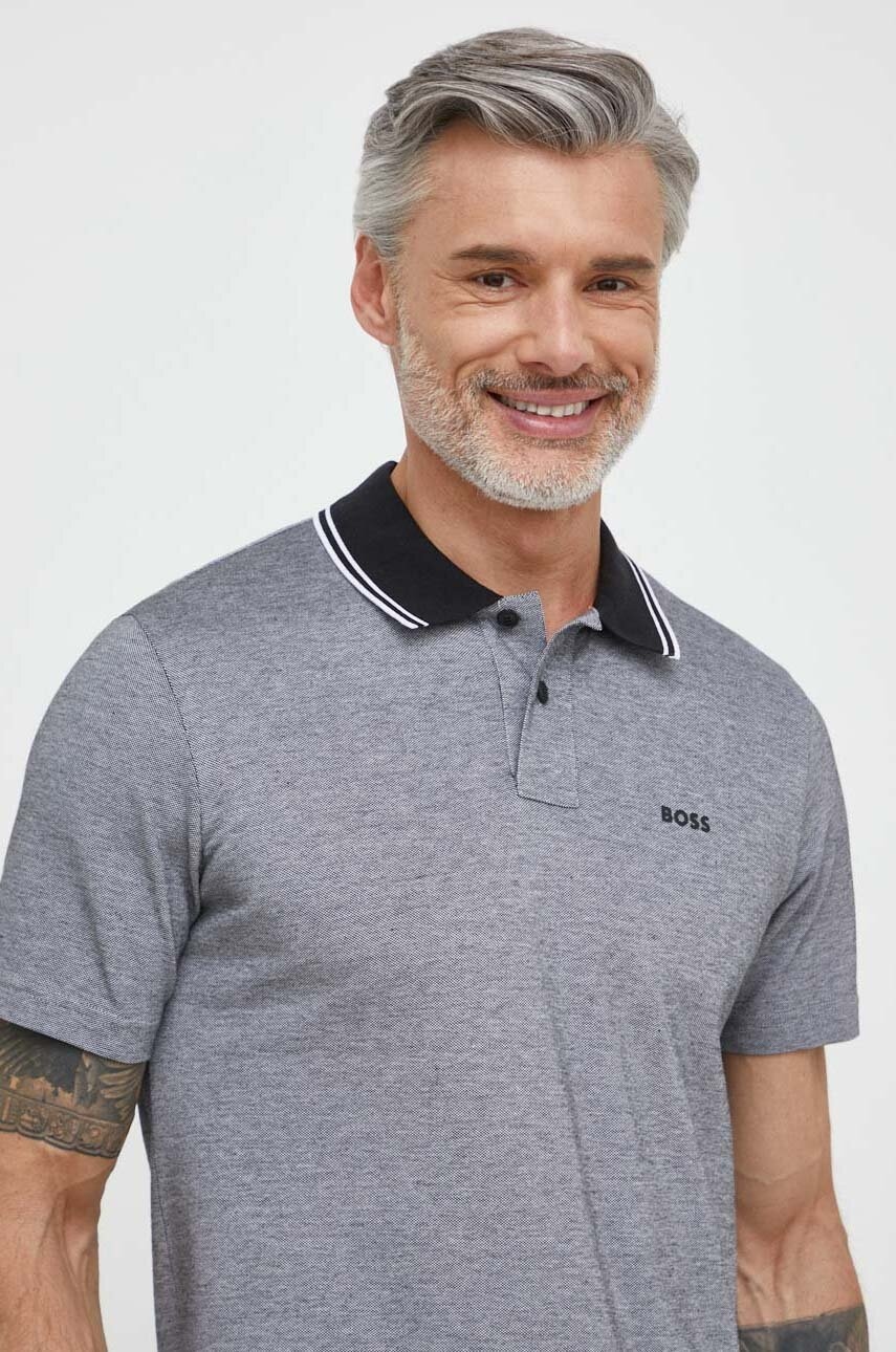 BOSS Orange polo tričko pánske bavlnené PeoxfordNew