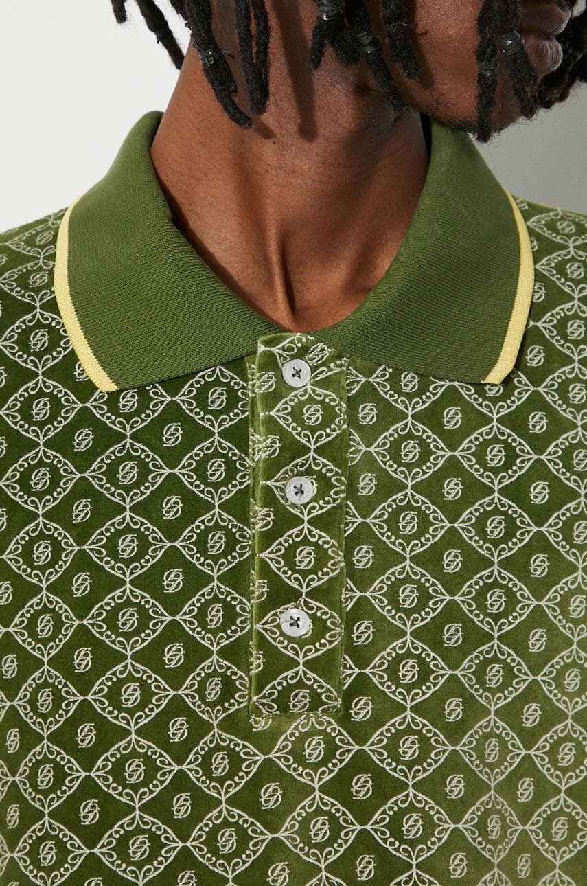 Polo Majica Drôle De Monsieur Le Polo Monogramme Za Muškarce, Boja: Zelena, S Uzorkom, D-PL121-CO091-GN