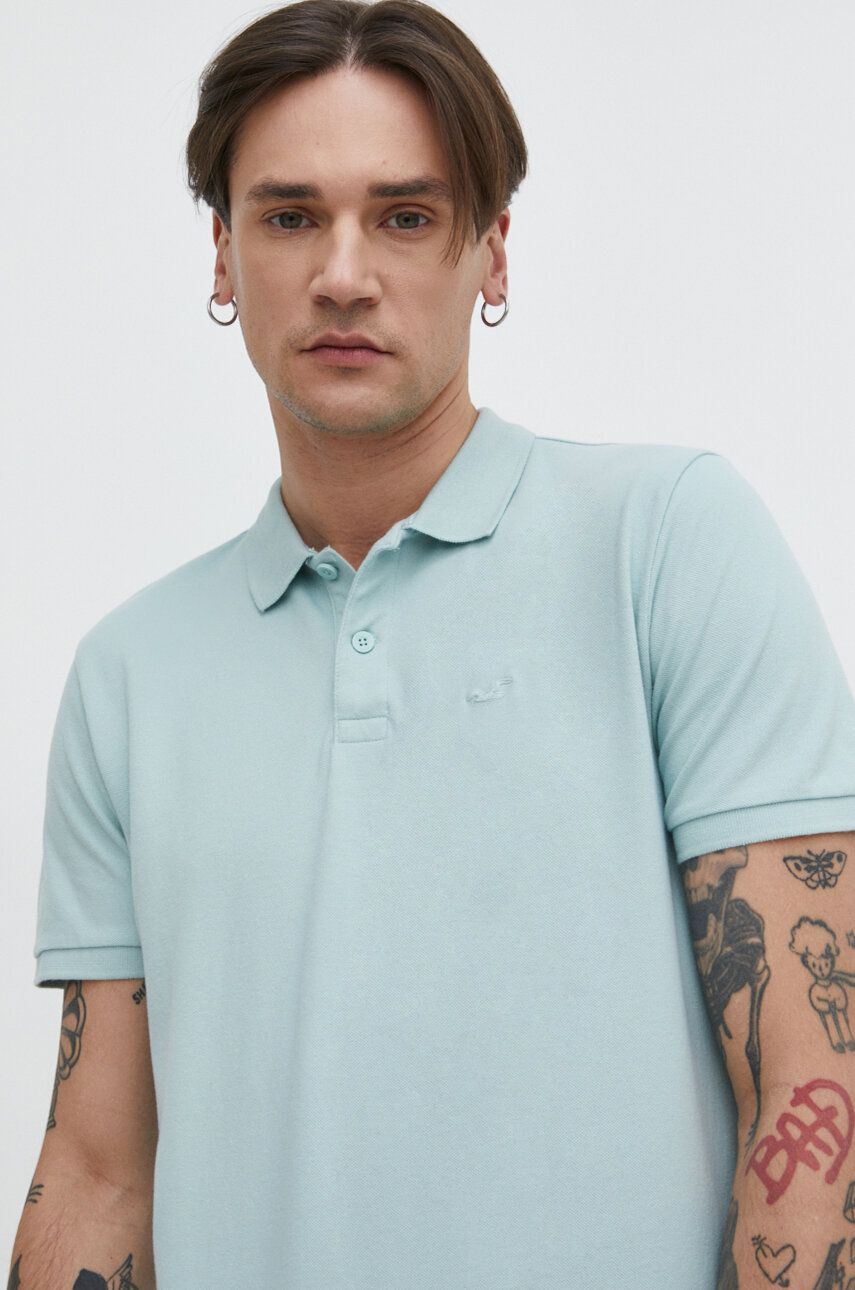 Hollister Co. tricou polo barbati, neted