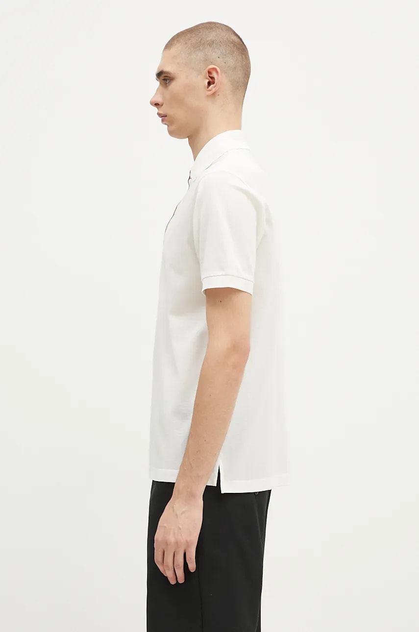 Хлопковое поло Paul Smith цвет бежевый однотонное M1R-958PP-L00089 Хлопковое поло Paul Smith цвет бежевый однотонное M1R-958PP-L00089