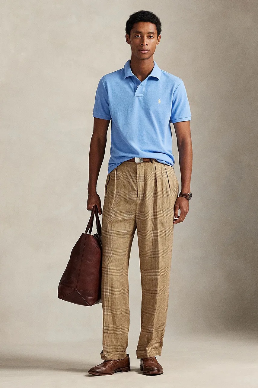 Polo Ralph Lauren polo tričko pánske bavlnené