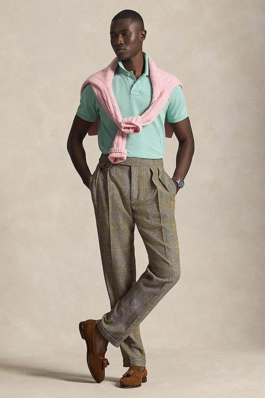 Polo Ralph Lauren polo tričko pánske bavlnené