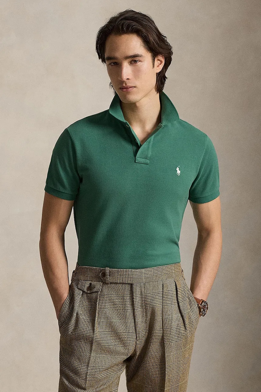 Polo Ralph Lauren polo tričko pánske bavlnené