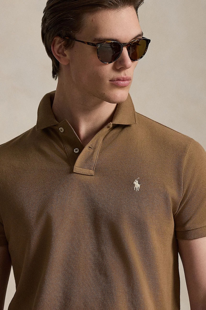 Polo Ralph Lauren polo tričko pánske bavlnené