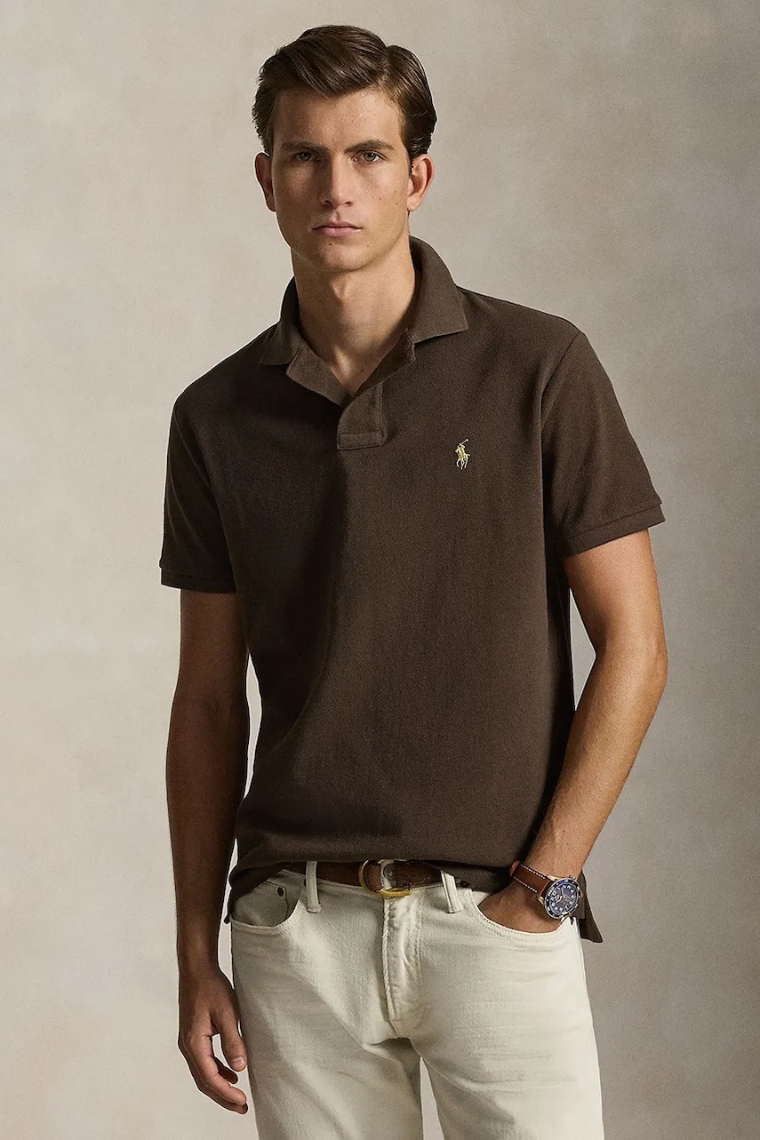 Polo Ralph Lauren polo tričko pánske bavlnené
