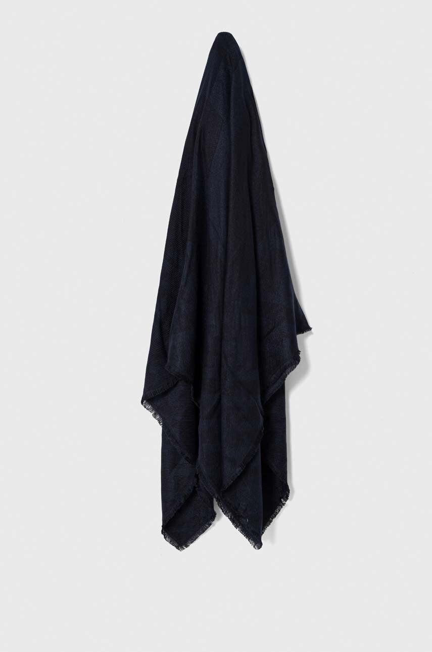 Levně Šátek Tommy Hilfiger tmavomodrá barva, AW0AW15790