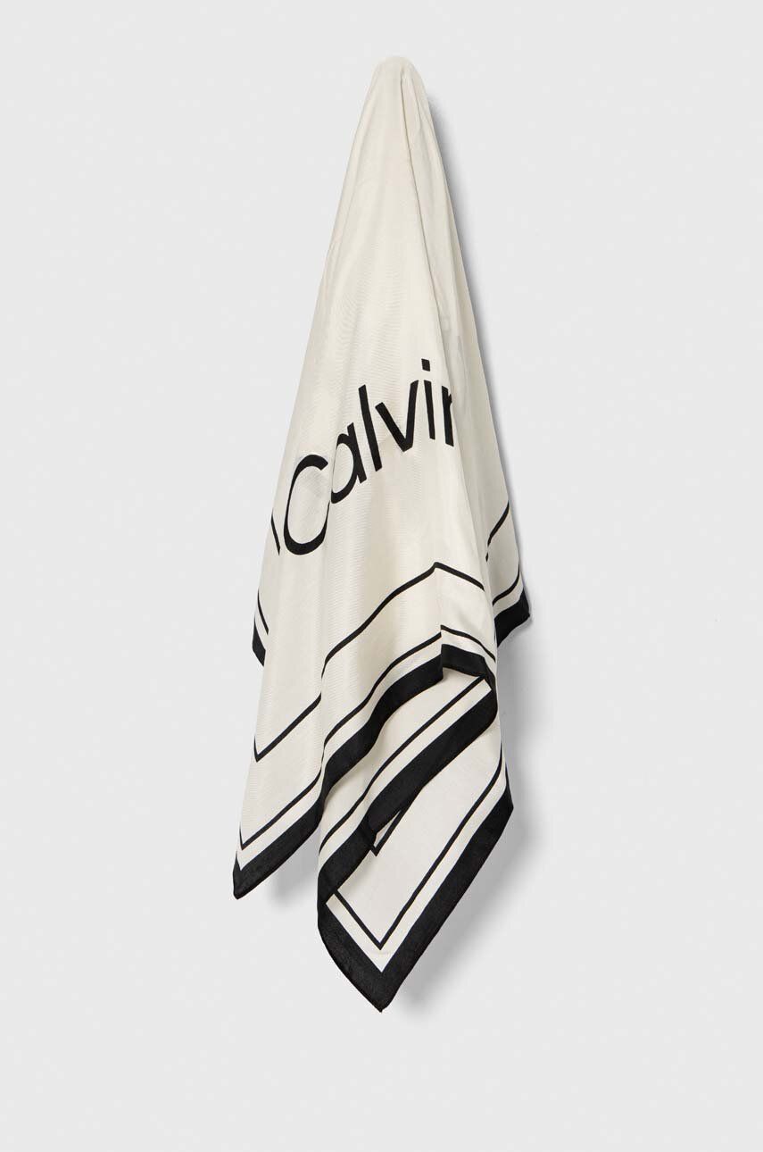E-shop Hedvábný kapesníček Calvin Klein K60K611459
