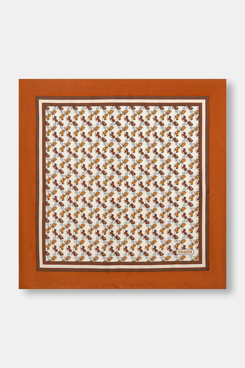 Coach eșarfă de mătase cu imprimeu, 29CH153