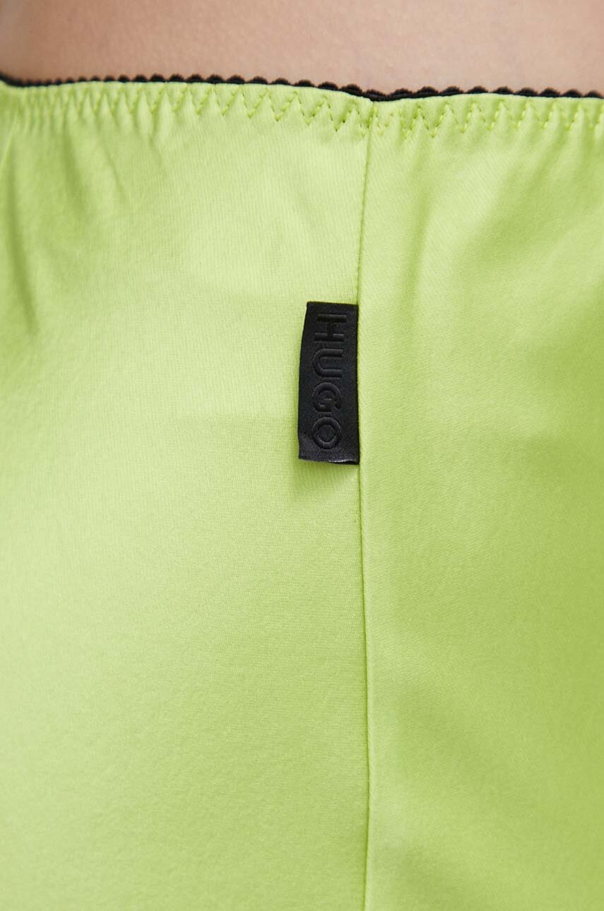 Φούστα HUGO χρώμα: πράσινο φωτογραφία