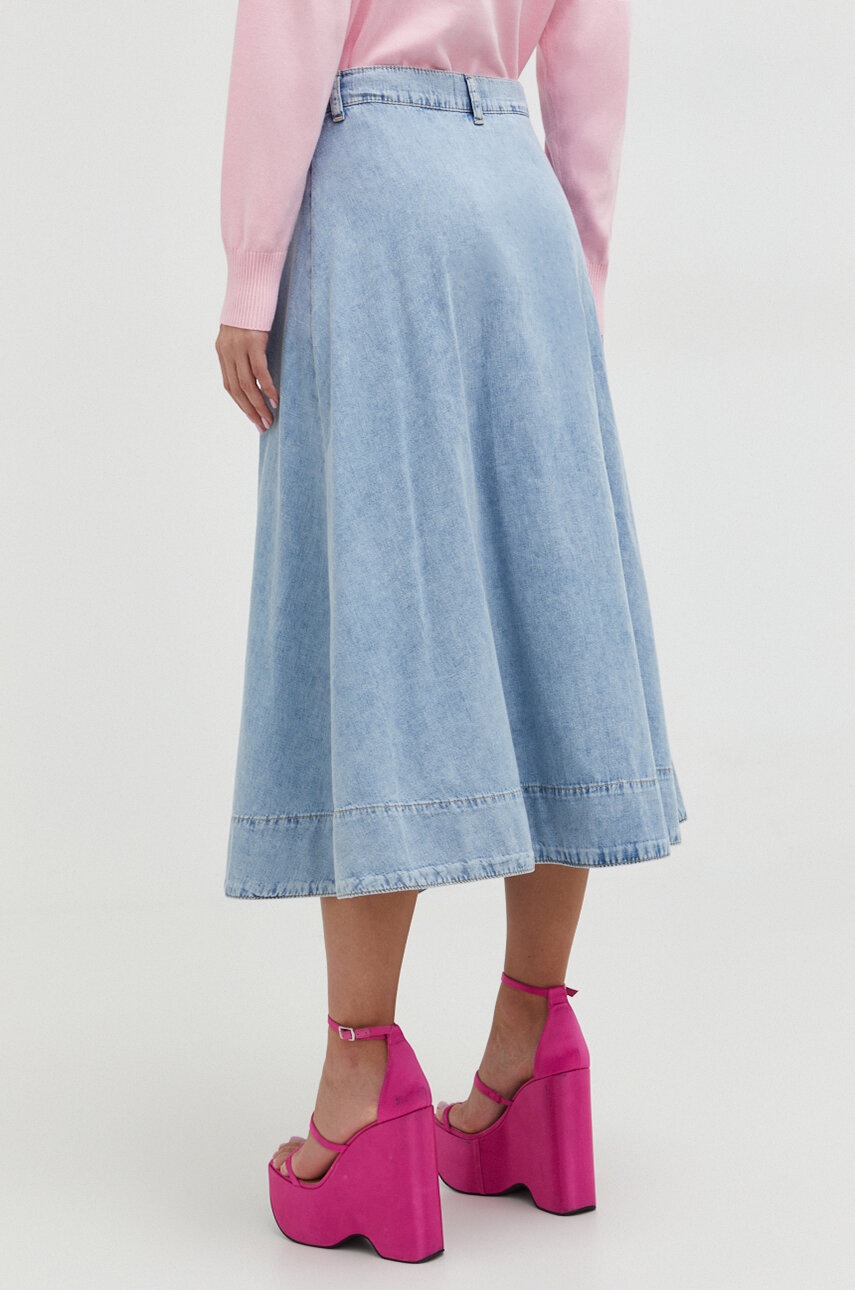 Moschino Jeans farmer szoknya midi, harang alakú termék 2. képe