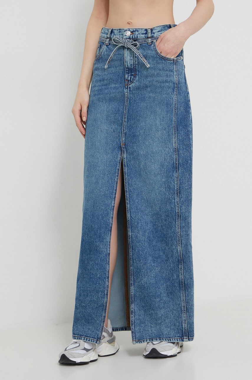 HUGO fustă din denim maxi, creion 50519545 - SS24 SDD0AJ 55J F1 HUGO fustă din denim maxi, creion 50519545