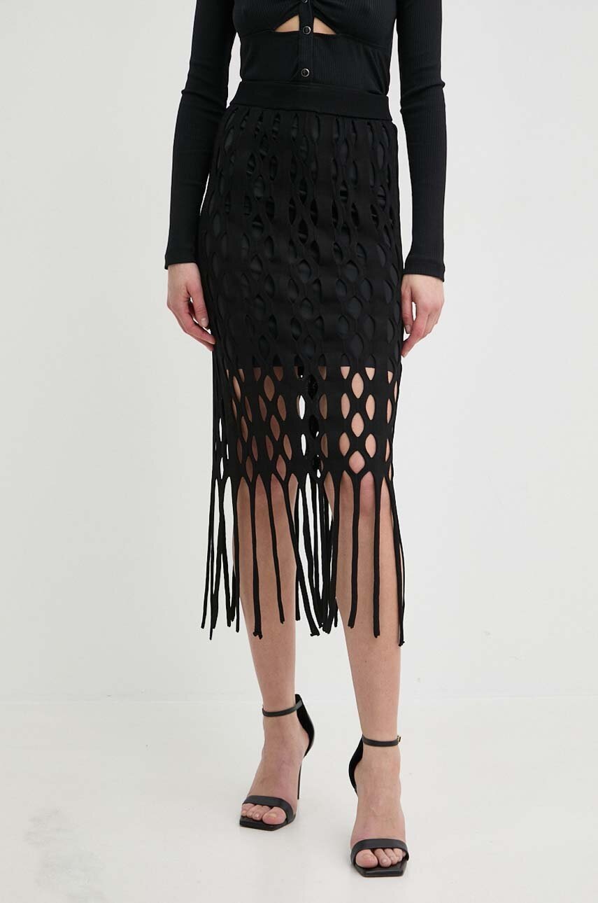 Φούστα Pinko χρώμα: μαύρο, 103466 Y7ZX φωτογραφία