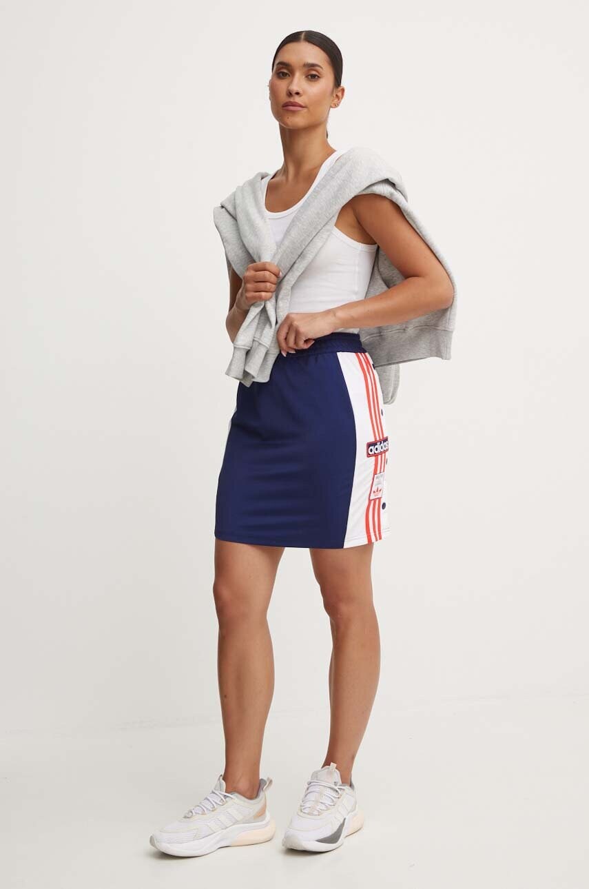 Φούστα adidas Originals Adibreak χρώμα: ναυτικό μπλε 0 IU2469 φωτογραφία