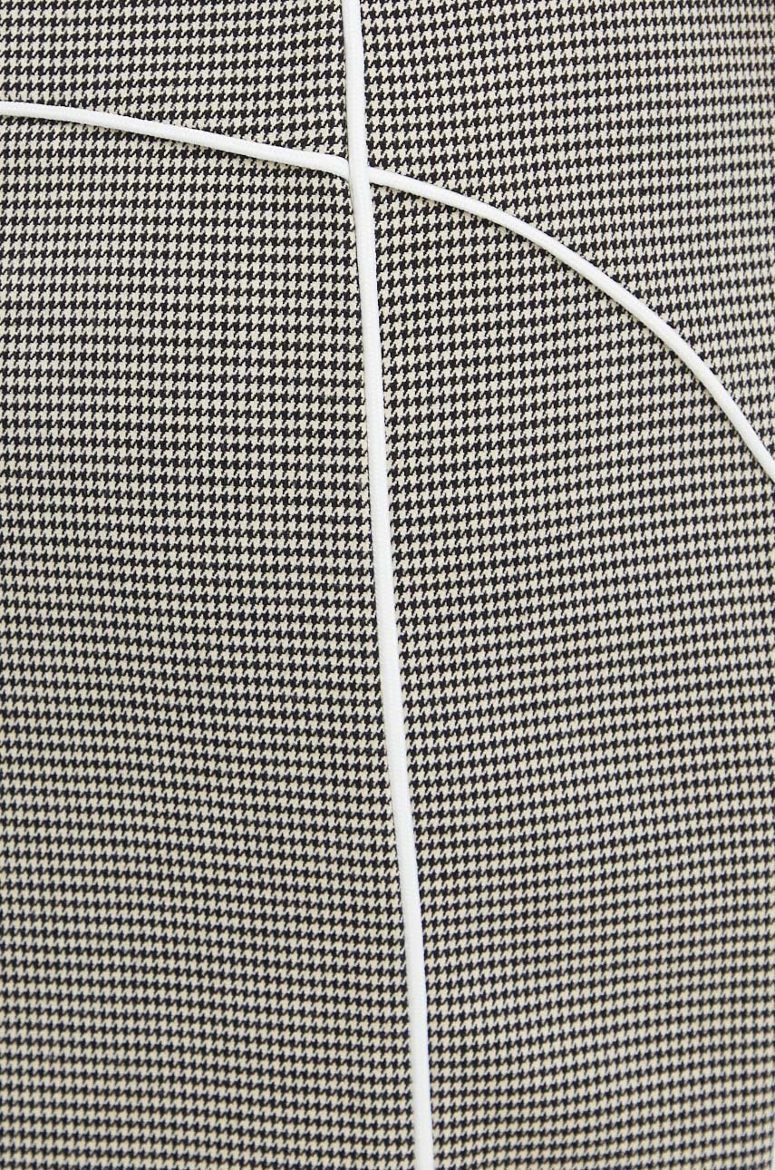 Φούστα Gestuz χρώμα: μπεζ φωτογραφία