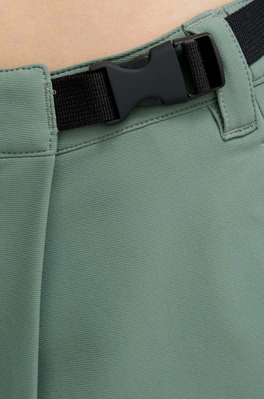 Αθλητικά σορτς Jack Wolfskin Wandermood χρώμα: πράσινο φωτογραφία