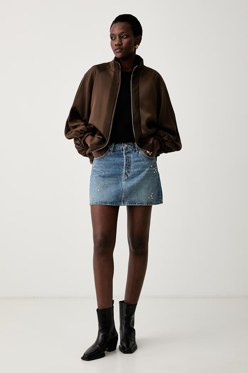 Levi's sukně džínová ICON (obrázek 2)