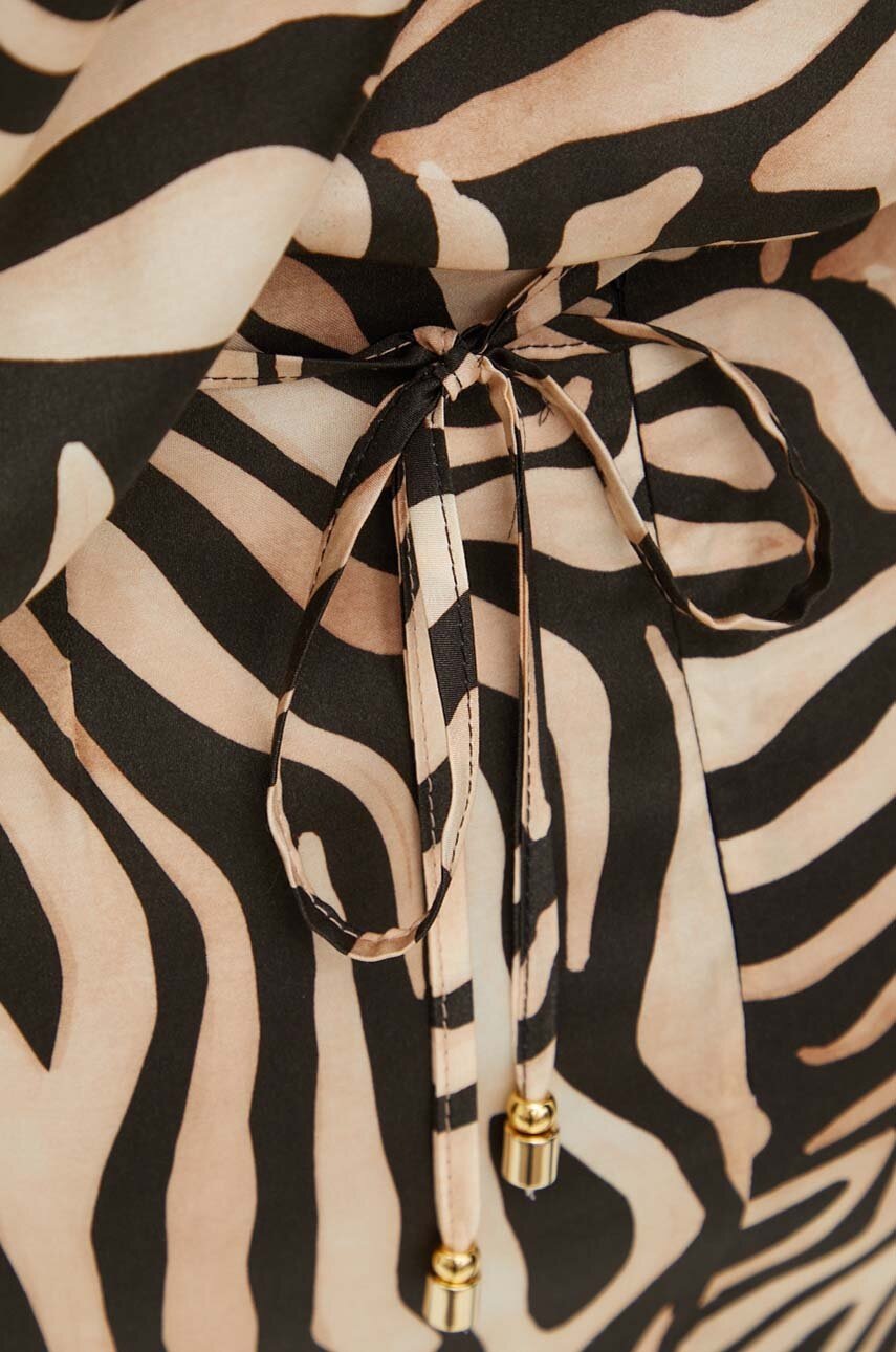 Φούστα La Petite Française JAVA χρώμα: μπεζ φωτογραφία