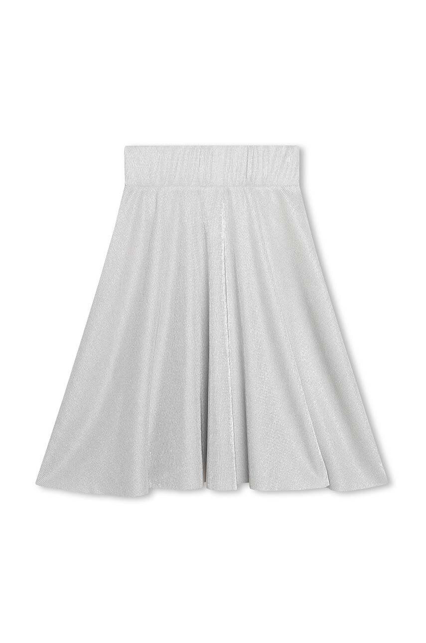 Детская юбка Dkny цвет серый midi расклешённая