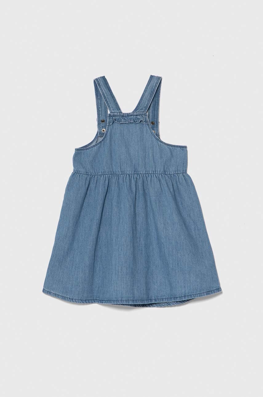 Хлопковое детское платье United Colors of Benetton mini расклешённая