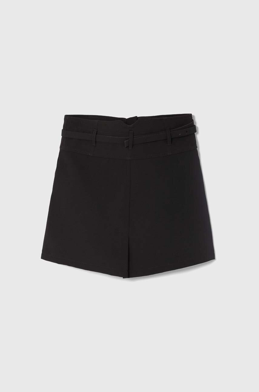 Детская юбка Pinko Up цвет чёрный mini прямая