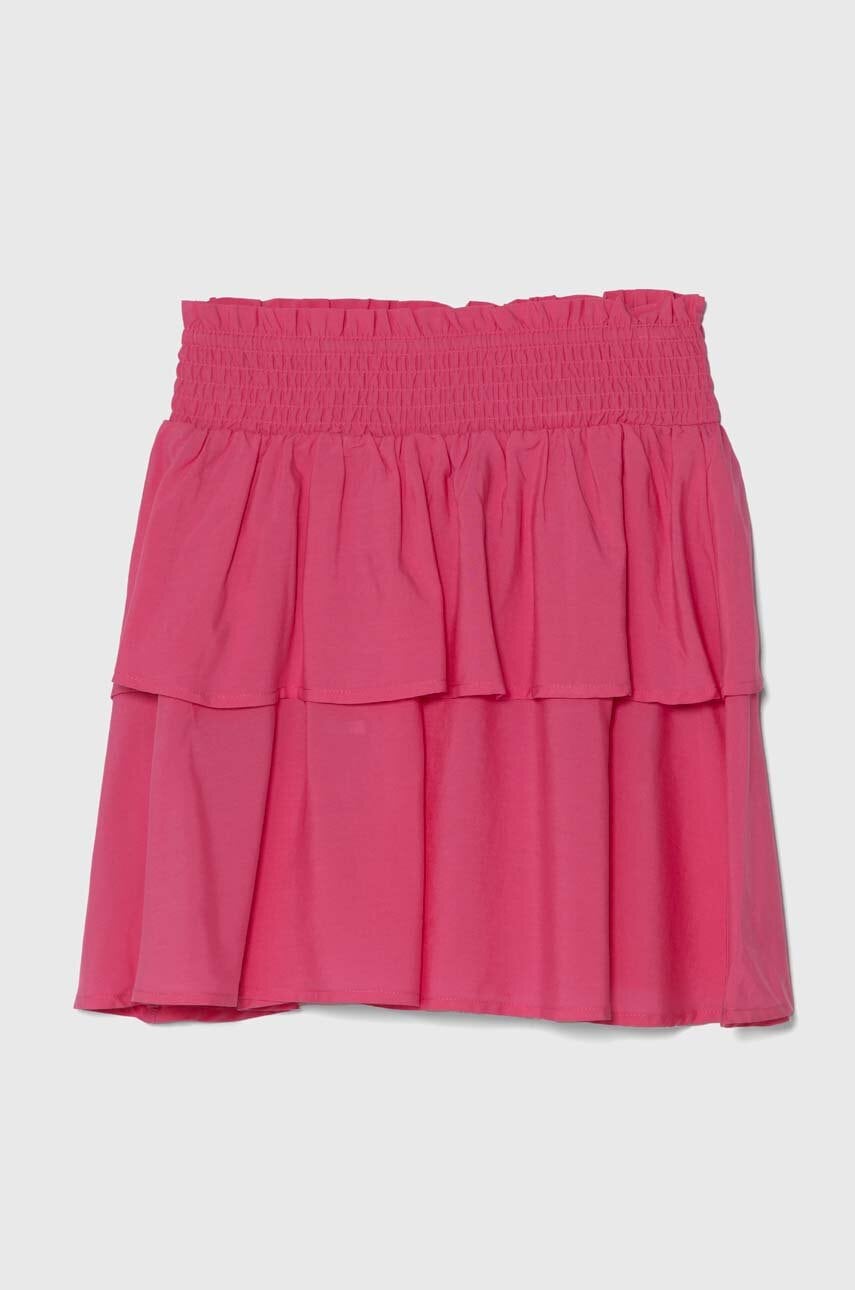 Детская юбка Guess цвет розовый mini расклешённая в Полтаве Детская юбка Guess цвет розовый mini расклешённая в Полтаве