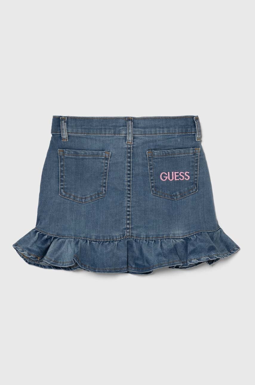 Детская джинсовая юбка Guess mini прямая Детская джинсовая юбка Guess mini прямая
