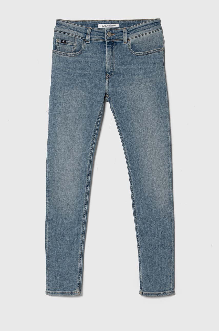 

Детски дънки Calvin Klein Jeans в, Син